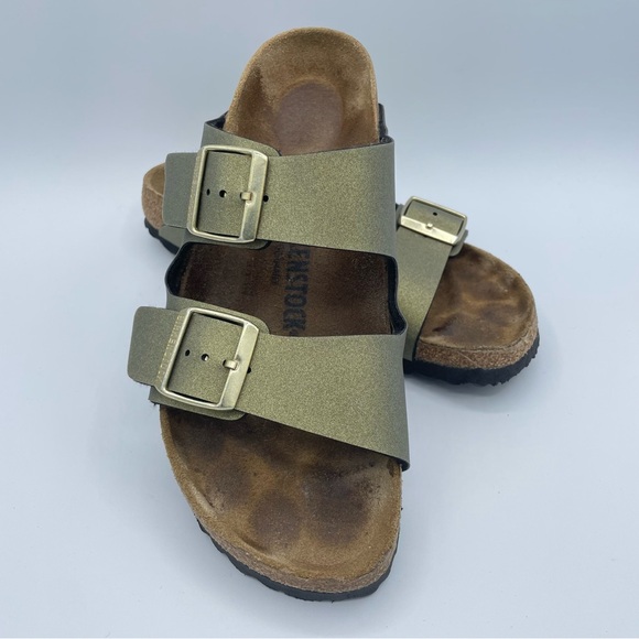 Birkenstock Shoes - Birkenstock Arizona Sandals 39 Green